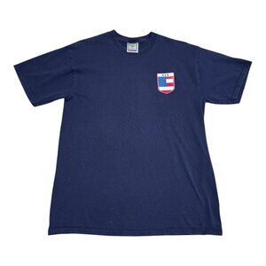 2006 FIFA World‎ Cup Team USA Soccer Stained Navy Shirt Adult Medium